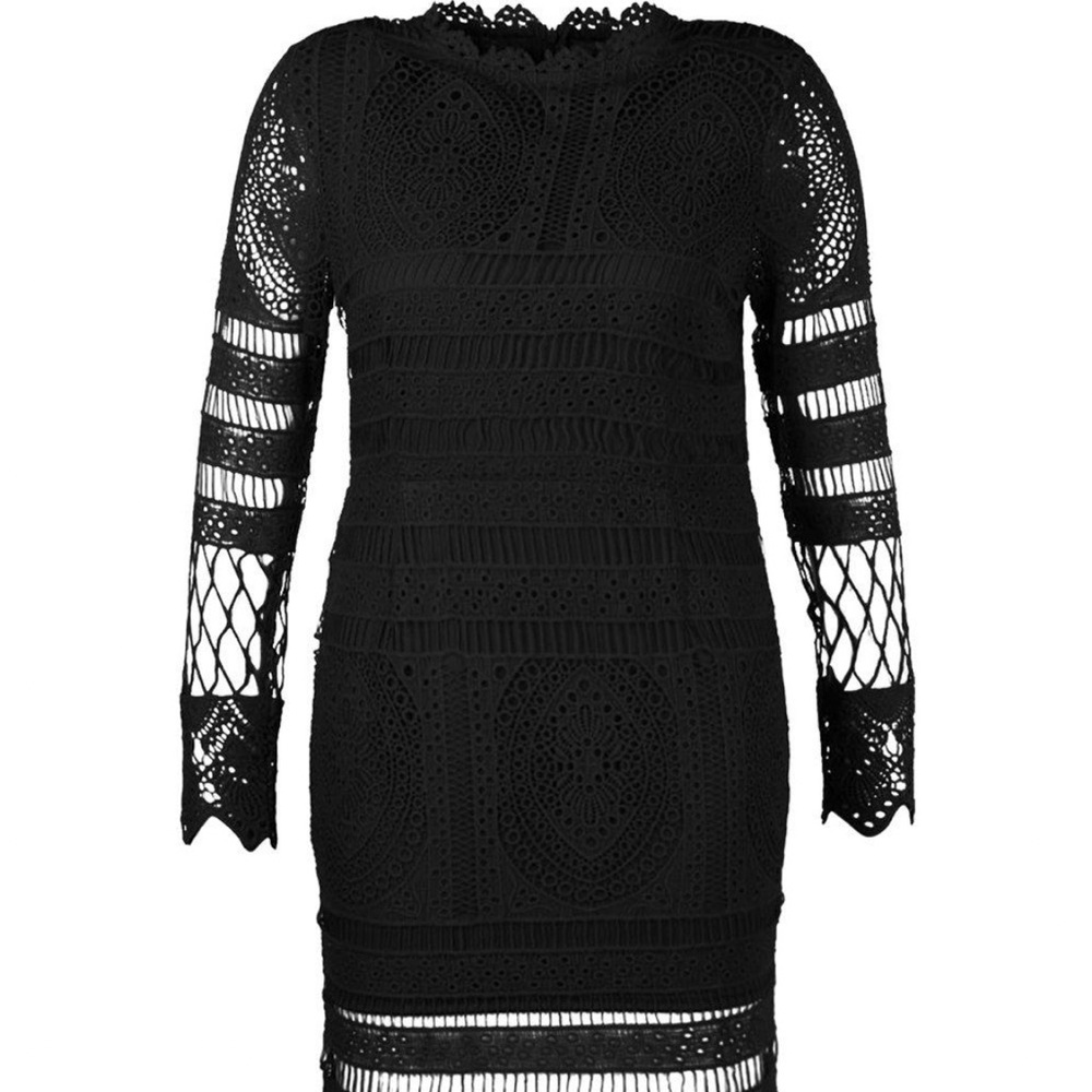 Boohoo Lace midi dress